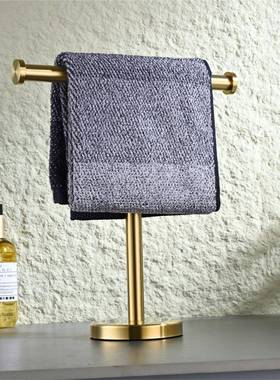 304不锈钢置物架圆形底座创意立式收纳架简约落地式纸巾架