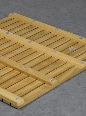 金丝柚实木浴室实木地淋浴房木垫卫生间洗澡防滑垫防滑隔冷木地垫