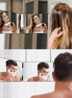 理发镜36镜子三折化妆镜度理发折叠镜镜子0后脑勺全身自助