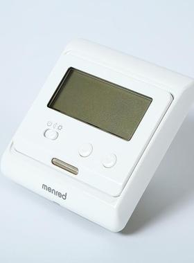 室内液晶数显采暖温控器智能壁挂炉水暖电暖恒温器温控面板