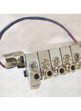 浙江永嘉流遍JPQ1-5片分油器1进9出杨力冲床六点分配器递进式