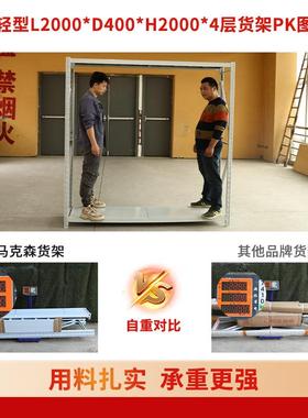 加厚仓库货架多功能可调节组合储物架中型轻型仓储快递承重