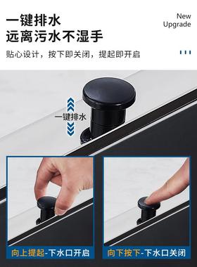 cs不锈钢拖把池户外长方形可移动墩布池家用卫生间洗拖布盆水槽学