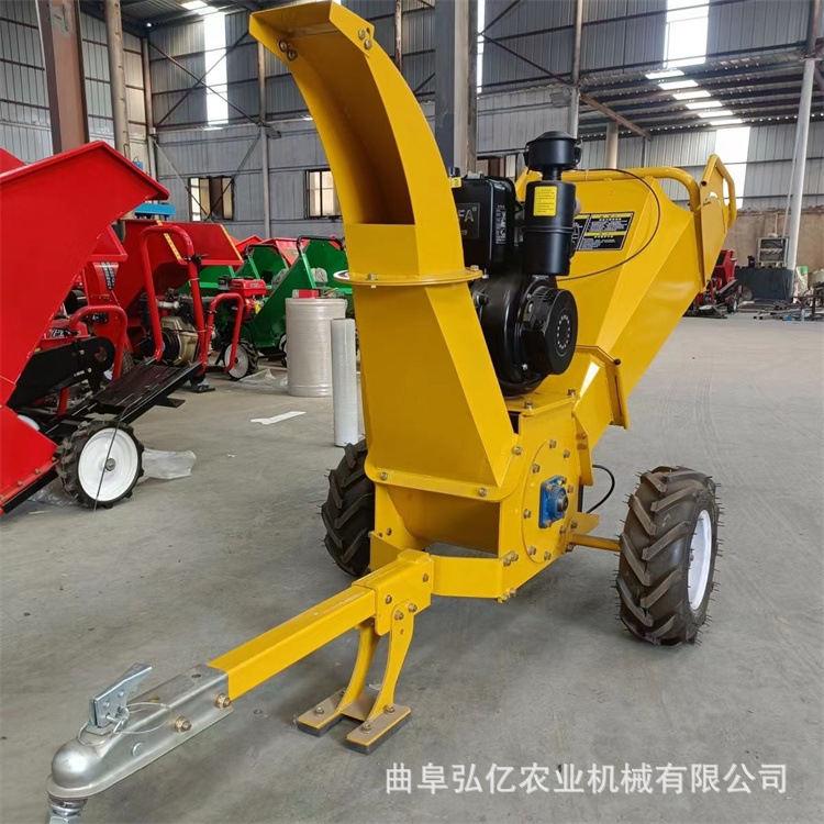 树枝粉碎机果木枝条打碎机小型可移动园林苗圃树根皮碎枝机厂家 - 图2