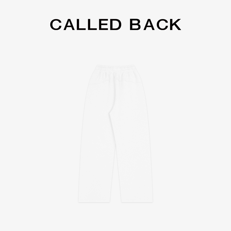 Called Back2025秋季新款百搭抽绳粉色长裤女时尚休闲阔腿裤子 - 图3