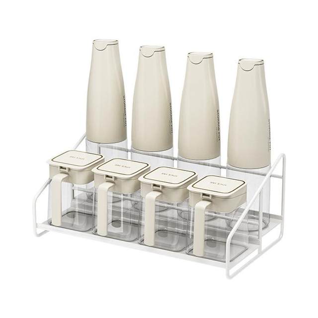 Seasoning combination set Light luxury seasoning bottle Kitchen salt seasoning jar storage box Oil and salt MSG storage