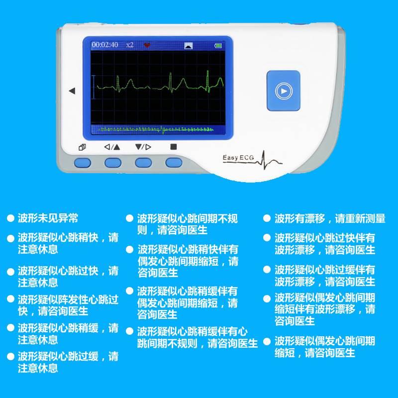 心电监测仪家用24小时动态心脏心电图机医用心跳心率动态检测仪 - 图1