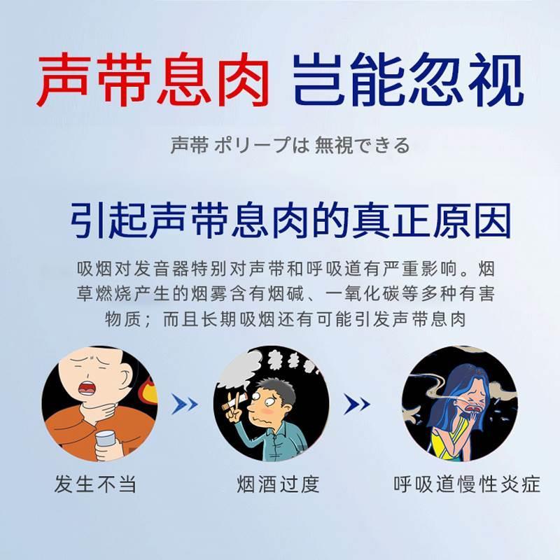 治疗嗓子哑声音嘶哑声带咽喉肿痛喉咙发炎声带息肉小结 - 图2