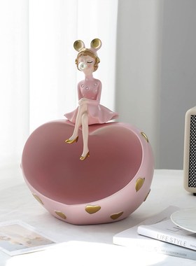 入户玄关进门钥匙收纳摆件客厅电视柜鞋柜家居装饰品乔迁新居礼物