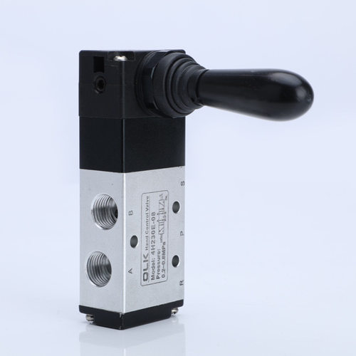 OLK欧雷凯手扳阀4H230C/E/P-08-06中泄中封中压三位五通中央排气 - 图1