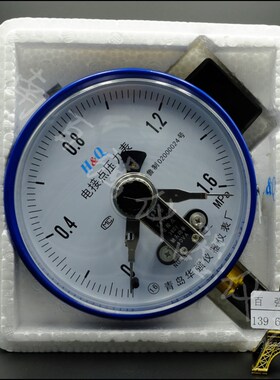1Mpa电接点压力表磁助式气压水压液压油压自动供水YX-150青岛华强