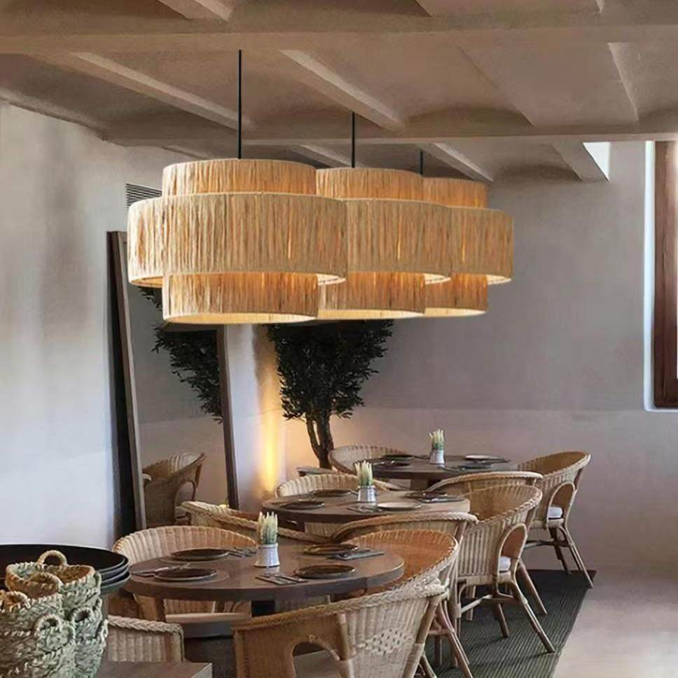 藤编复古侘寂风灯日式吧台吊灯饭店民宿火锅店灯具禅意茶室餐厅灯,淘宝优惠券,粉丝福利购,淘宝优惠卷