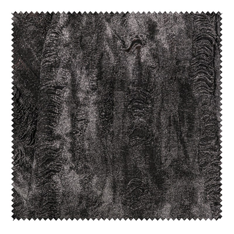 深灰色水墨破洞肌理扎染针织布料裙裤毛衣开衫外套服装设计师面料 - 图2