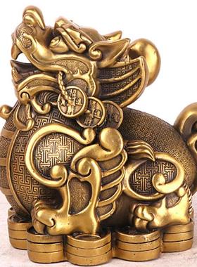 杨貔铜记铜貔0117貅新摆件创品意礼坐貅款圆貔貅