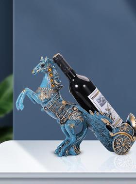 欧马礼拉车红酒架树MLC20220工式艺品家居高档酒柜装饰品桌面脂摆