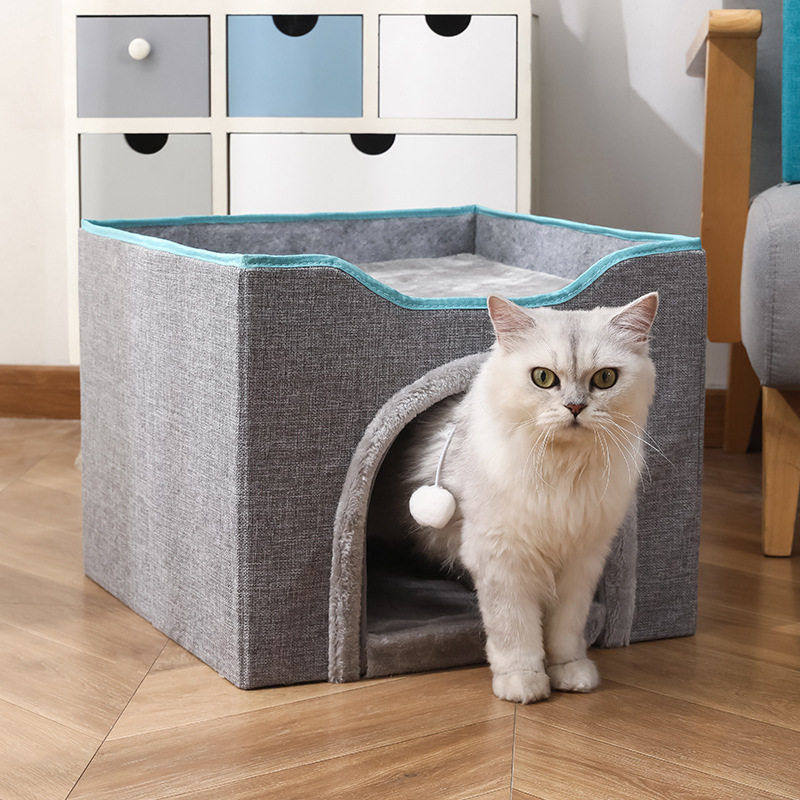 猫咪四季通用猫产房宠物沙发折叠式宠物凳狗窝小猫猫窝玩具猫抓板,淘宝优惠券,粉丝福利购,淘宝优惠卷