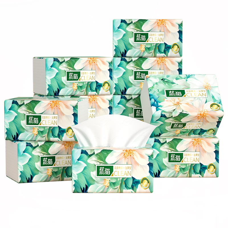 400张纸巾抽纸家用实惠装整箱批发擦手纸卫生纸餐巾纸面巾纸厕纸 - 图3