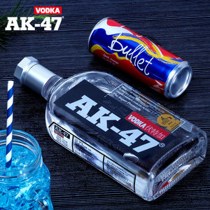 AK47伏特加烈酒高度酒吧洋酒调鸡尾酒500ml阿卡47vodka非威士忌