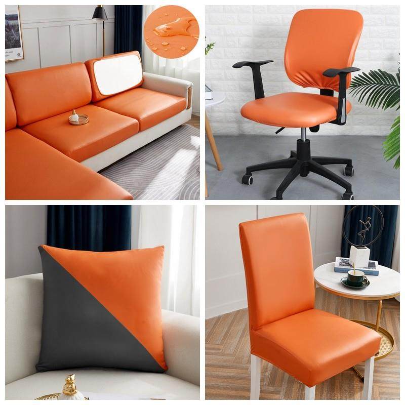 防水皮革电脑椅套，通用办公长凳分割保护儿童的旋转座椅靠背,淘宝优惠券,粉丝福利购,淘宝优惠卷