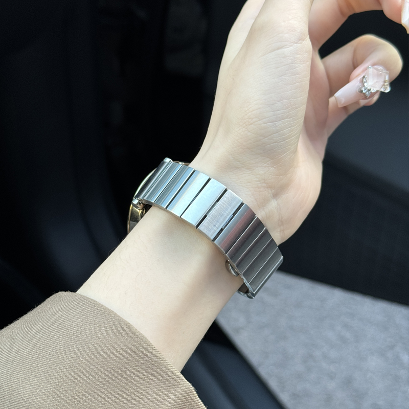 MAPXWS适用新款华为gt5/4 41mm表带女金属不锈钢表带gt3/2/Pro保时捷表带watch4/watch3pro表带荣耀GS3i男女 - 图2