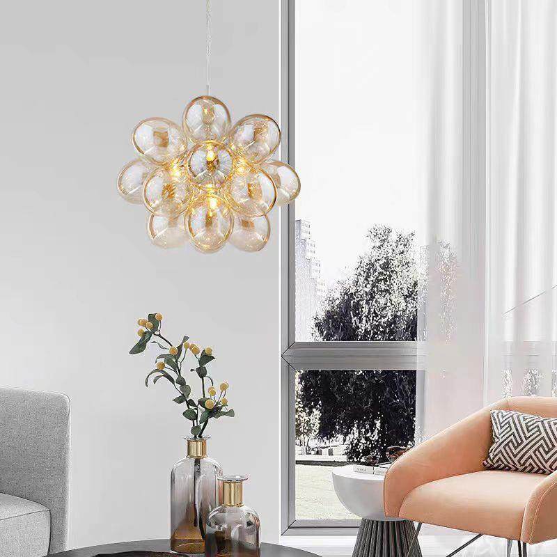 131儿童装房璃温馨餐厅轻客厅泡玻泡吊灯北欧风服店创意长条气球,淘宝优惠券,粉丝福利购,淘宝优惠卷