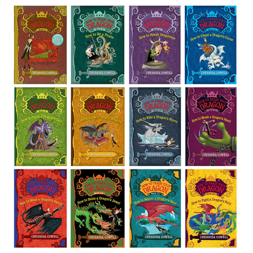 【 好价单本试读 电影原著小说送音频】驯龙高手12册全套盒装 How to Train Your Dragon英文原版课外阅读奇幻冒险 - 图0