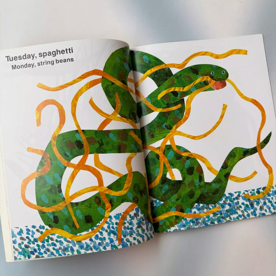 英文原版绘本 今天是星期一 Eric Carle Today Is Monday 3-6岁 吴敏兰张湘君推荐艾瑞卡尔爷爷