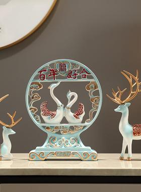 鹿摆件创意乔迁之喜家居客厅玄关电视柜酒柜装饰品乔迁新居礼品