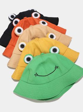 Frog Bucket Hat Large Bob Summer Beach Fishing Cap Vissersho