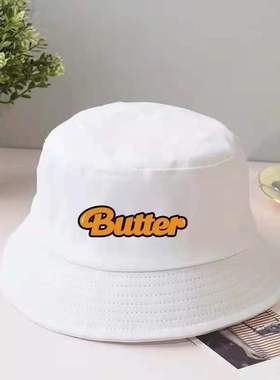 Hat Print Women Men Fisherman hat Fashion Sun hat