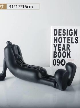 极速现简约代家抽象卡通人物雕塑摆件GD-63样板房厅售楼处客设计