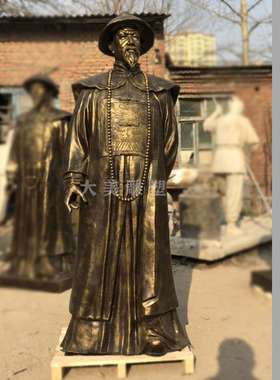 定制玻璃钢仿铜禁毒拳头主题林则徐胸像雕塑虎门销烟浮雕展览馆摆