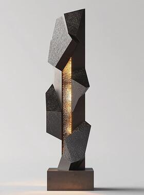 轻古奢复创意几饰品样板厅间酒G25377店大堂客何工艺品书房办公室