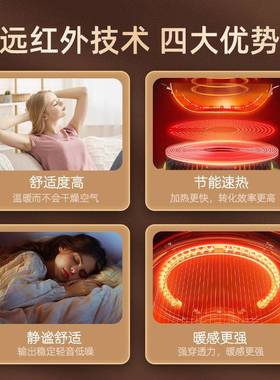 暖风机家用节能烤火炉取暖器仿真火焰电暖器速热小型烧烤煮水炉