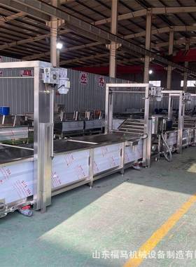 龙门提升气泡清洗机内槽可提升式蔬菜清洗机果蔬气泡清洗机鲜果