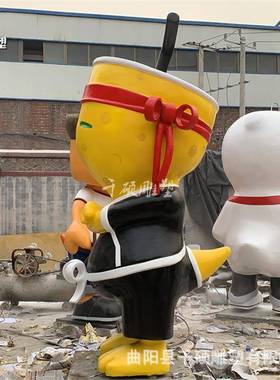 玻璃钢卡通雕塑制定大型户外广场商业街美陈卡通人物景观装饰摆件
