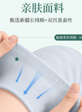 艾百堂夏季蚕丝防滑亲肤护膝