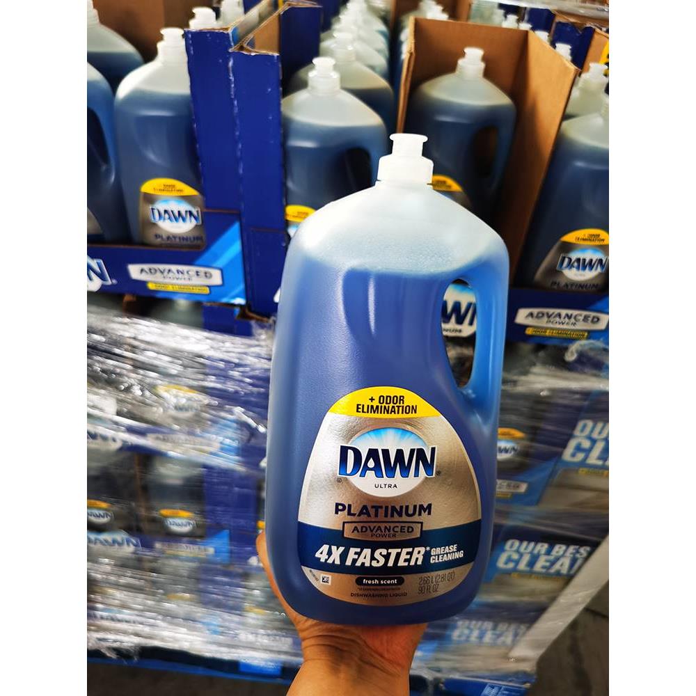 美国DAWN 4X白金版浓缩洗碗洗洁精 2.66L水果蔬菜宠物店洗澡万用 - 图2