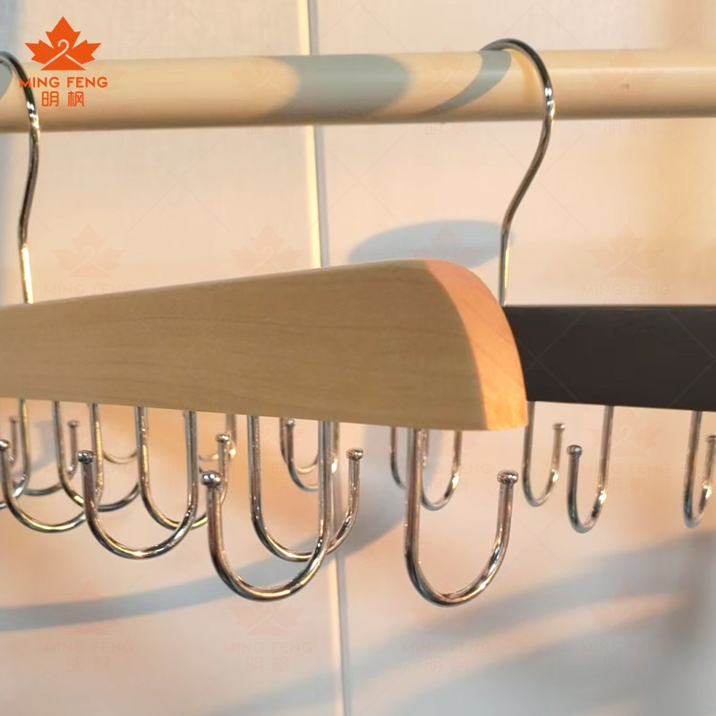 高档实木吊带内衣挂架20钩家用无痕吊带衣架多功能帽子背心衣架子,淘宝优惠券,粉丝福利购,淘宝优惠卷