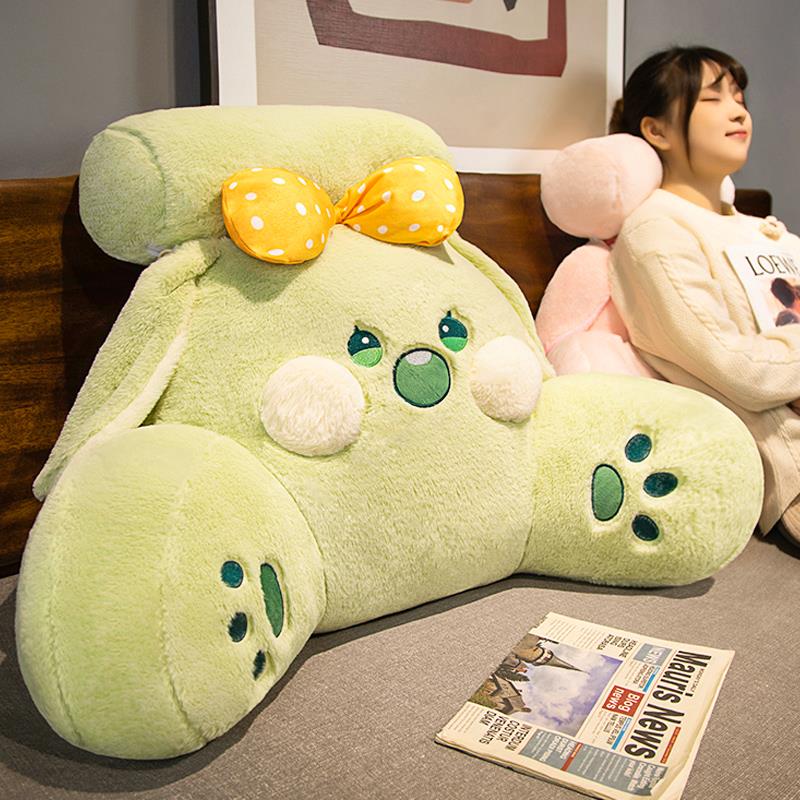 床头靠垫床上靠枕抱枕女生睡觉宿舍看书大靠背垫沙发护腰枕头女生 - 图0