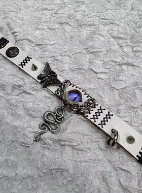 恶魔之眼原创手作暗黑项链