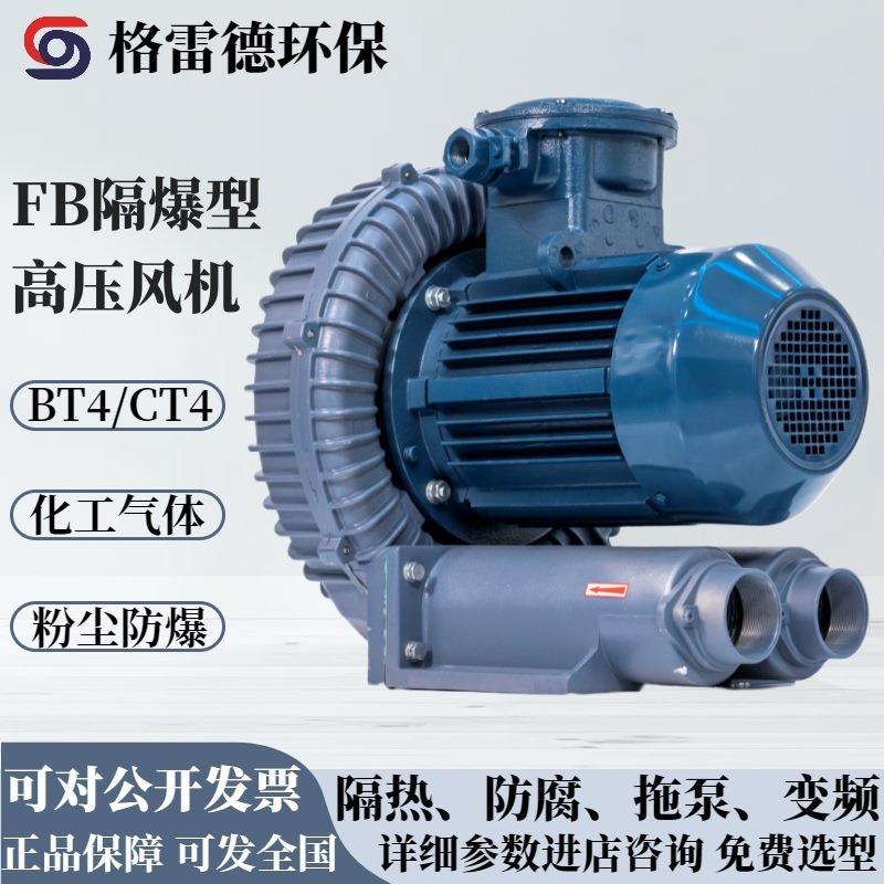 BT4/CT41.5KW2.2KW4KW5.5KW7.5KW粉尘抽吸高压防爆风机 - 图1