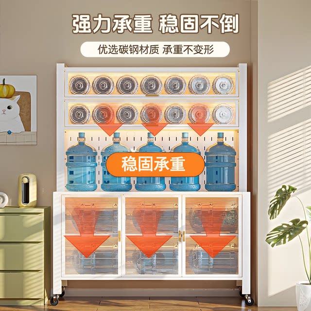 Baby feeding table storage cabinet