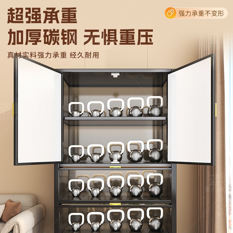 钢制收纳柜阳台柜中古风置物架家用落地防尘防晒储物柜多巴胺柜子,淘宝优惠券,粉丝福利购,淘宝优惠卷