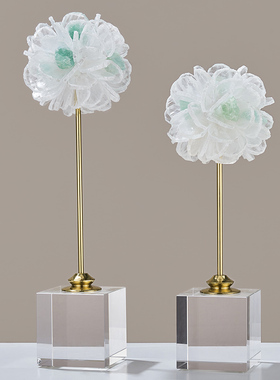 现代轻奢电视柜两边摆件家居客厅酒柜装饰品玄关桌面新房软装摆设