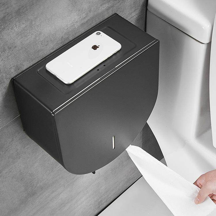 Anmon卫生间不锈钢大卷纸架厕纸架大卷纸盒纸巾架防水大盘纸巾盒,淘宝优惠券,粉丝福利购,淘宝优惠卷