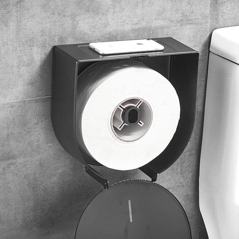 Anmon卫生间不锈钢大卷纸架厕纸架大卷纸盒纸巾架防水大盘纸巾盒,淘宝优惠券,粉丝福利购,淘宝优惠卷