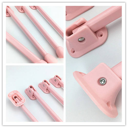 加长折叠桌脚床上桌脚马蹄脚折叠桌脚配件小桌子腿懒人桌脚塑料 - 图0