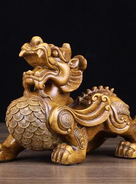 招财貔貅摆件一对貔貅工艺品玄关客厅酒柜办公室桌装饰品开业礼品