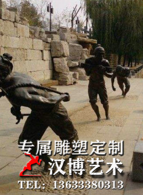极速玻璃钢仿铜海边拉纤人物雕像铸铜纤夫拉船雕塑铜雕劳动力雕塑
